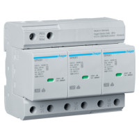Розрядник (ПЗІП) T1+T2 3P Uc 350V 25kA 1,5kV TCN +дод.контакт, Hager SPA800