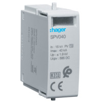 Вставной модуль T2 1P Фотоэлектрический для SPV340, Hager SPV040