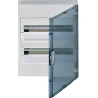 Щит наружной установки с прозрачной дверцей, 36 мод. (2х18), VEGA Hager VB218TB