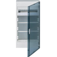 Щит з/у, прозорі двері, 18M + 3 ряди для ММ-обладнання, VEGA Hager VB418MMT