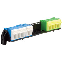 Тримач з клемами PE/N 16xN+14xPE / 4xN+4xPE Hager VZ462