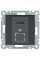 Розетка HDMI з роз'ємом тип А, вер .1.3, чорна, Lumina Hager WL2613