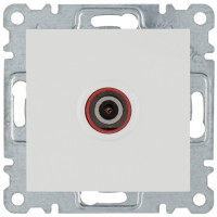 Розетка ТВ Lumina, біла, Hager WL3210
