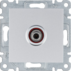 Розетка САТ Lumina, срібна, Hager WL3232