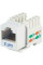 Роз'єм комп'ютерний RJ-45 UTP, кат.5е, KeyStone SLIM Hager WL9002