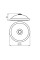 Світильник FOGLER LED 14W-NW, 4000K, IP20, датчик, білий, Kanlux 18121