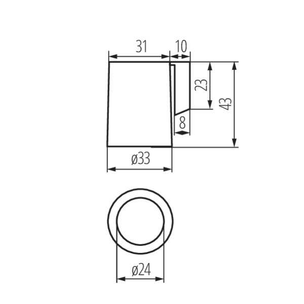 Патрон HLDR-E14-F Kanlux 2173