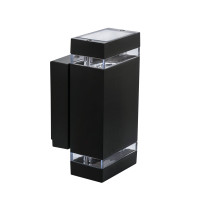 Светильник настенный ZEW EL-235J-B, 2xGU10, IP44, черный, Kanlux 22440