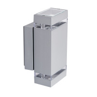 Светильник настенный ZEW EL-235J-GR, 2xGU10, IP44, серый, Kanlux 22442