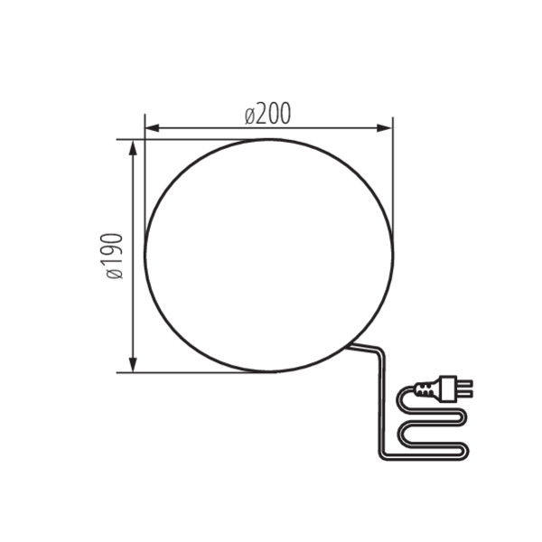 Світильник вуличний STONO 20 N, E27, IP65, граніт, Kanlux 24654
