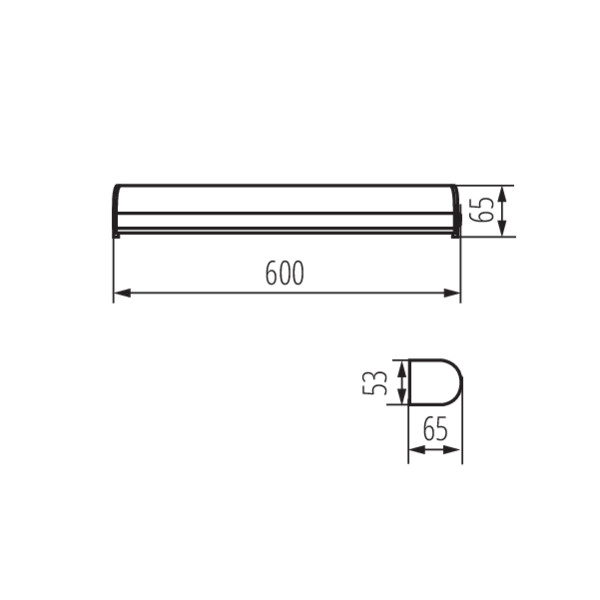 Світильник настінний ROLSO LED IP44 15W-NW, 4000K, IP44, хром, Kanlux 26700