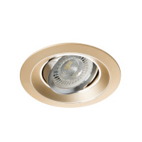 Светильник точечный COLIE DTO-G, Gx5.3/GU10, IP20, золотой, Kanlux 26741