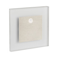 Світильник APUS LED PIR, 0.8W, 12V DC, 4000K, IP20, нерж.сталь, з датч., Kanlux 27379