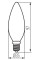 Лампа XLED C35E14 6W-WW-M E14 810lm 2700K Kanlux 29622