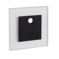 Світильник APUS LED PIR, 0.8W, 12V DC, 3000K, IP20, чорний, з датч., Kanlux 29857
