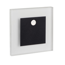Світильник APUS LED PIR, 0.8W, 12V DC, 3000K, IP20, чорний, з датч., Kanlux 29857