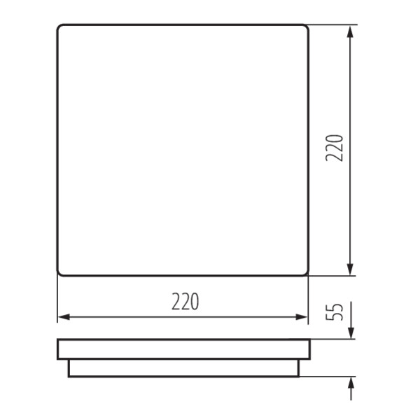 Світильник пристельовий BENO LED L-SE, 18W, IP54, 4000K, білий, Kanlux 32946