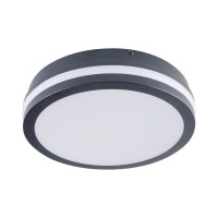 Светильник припотолочный BENO LED O-SE, 18W, IP54, 4000K, датчик, графит, Kanlux 32948