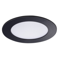 Світильник точковий ROUNDA LED-6W, 3000K, IP44/20, чорний, Kanlux 33562