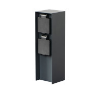 Розетка вулична DASTO 2S0C FR, 230V, 16A, IP44, антрацит, Kanlux 36585