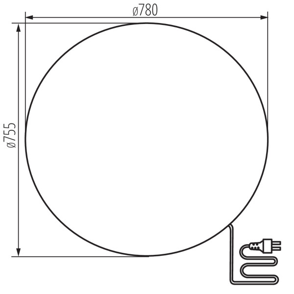 Світильник вуличний STONO 780 N, E27, IP65, граніт, Kanlux 36594