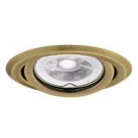 Світильник точковий ARGUS II CT-2115-BR/M, GU10, IP20, латунь матовий, Kanlux 37158