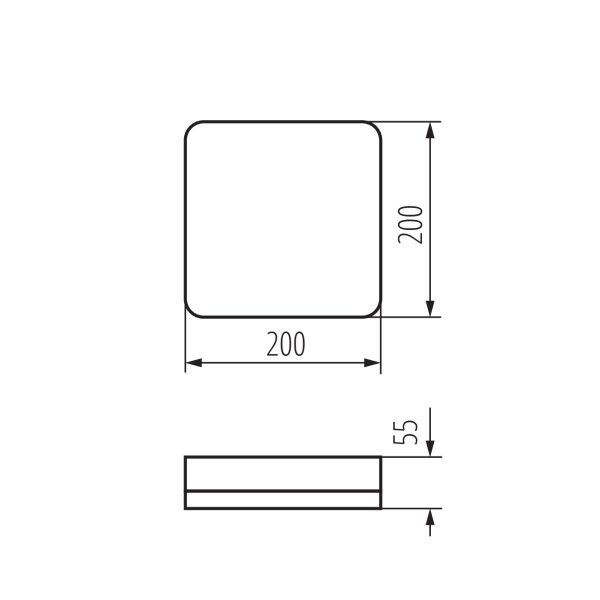 Світильник пристельовий IPER LED L, 19W, 4000K, IP65, білий, Kanlux 37295
