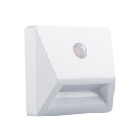 Світильник IRS PIR, 0.3W, три батарейки ААА, 4000К, IP54, датчик, білий, Kanlux 37392