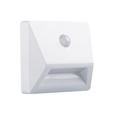 Світильник IRS PIR, 0.3W, три батарейки ААА, 4000К, IP54, датчик, білий, Kanlux 37392