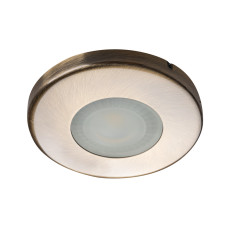 Світильник точковий MARIN CT-S80-AB, Gx5.3, IP44/20, латунь патована, Kanlux 4710