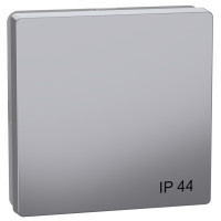 Клавиша IP44 для 1-клавишных выключателей, Нержавеющая сталь, пластик, D-Life Merten MEG3304-6036