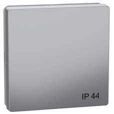 Клавіша IP44 до 1-клавішних вимикачів, Нержавіючая сталь, пластик, D-Life Merten MEG3304-6036