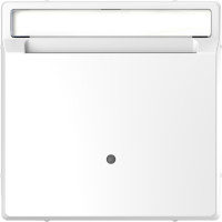 Накладка з карткою-ключем, Білий лотос, пластик, D-Life Merten MEG3854-6035