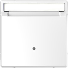Накладка з карткою-ключем, Білий лотос, пластик, D-Life Merten MEG3854-6035