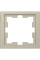 Рамка 1 постова, Сахара, пластик, D-Life Merten MTN4010-6533