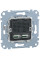Механізм зарядного пристрою USB, тип А+А, 2.4 мА, USB 2.0, Merten MTN4366-0100