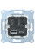 Механізм зарядного пристрою USB, тип А+C, 2.4 мА, USB 2.0, Merten MTN4366-0110