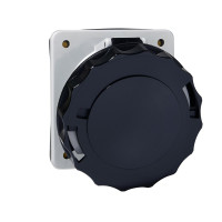 Розетка настінна кутова, гвинтова, 63А, 3P+E, IP67, 480-500В, Schneider Electric 81285