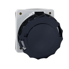 Розетка настінна кутова, гвинтова, 63А, 3P+E, IP67, 480-500В, Schneider Electric 81285