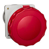 Розетка настенная угловая, винтовая, 125А, 3P+E, IP67, 380-415В, Schneider Electric 81294