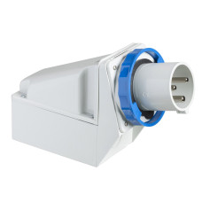 Настінна вилка, гвинтова, 63А, 2P+E IP67, 200-250В, Schneider Electric 81578