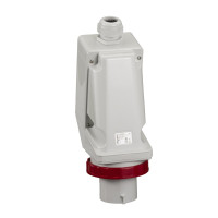 Настінна вилка, гвинтова, 63А, 3P+N+E, IP67, 380-415В, Schneider Electric 81583