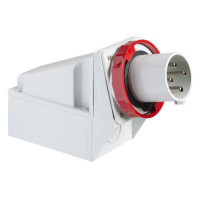 Настенная вилка, винтовая, 125А, 3P+N+E, IP67, 380-415В, Schneider Electric 81595