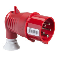 Кутова штекерна вилка 90°, гвинтова, 16А, 3P+N+E, IP44, 380-415В, Schneider Electric 81709