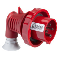 Угловая штекерная вилка 90°, винтовая, 16А, 3P+E, IP67, 380-415В, Schneider Electric 81758