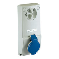 Розетки с блокировкой в щит, 16А, 2Р+Е, IP44, 200-250В, Schneider Electric 82031