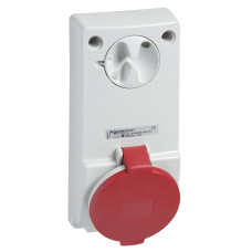 Розетка з блокуванням у щит, 16А, 3Р+N+Е, IP44, 380-415В, Schneider Electric 82036