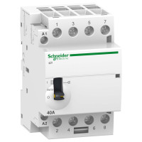 Контактор 40A 4НО 220/240В ~50Гц Ручное управление Schneider Electric A9C21844