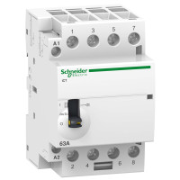 Контактор 63A 4НВ 220/240В ~50Гц ручне керування Schneider Electric A9C21864