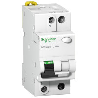 Дифф. автоматический выключатель DPN Vigi K 1P+N, 6кА, 16A, кривая С, тип А, 30мA, Schneider Electric A9D21616